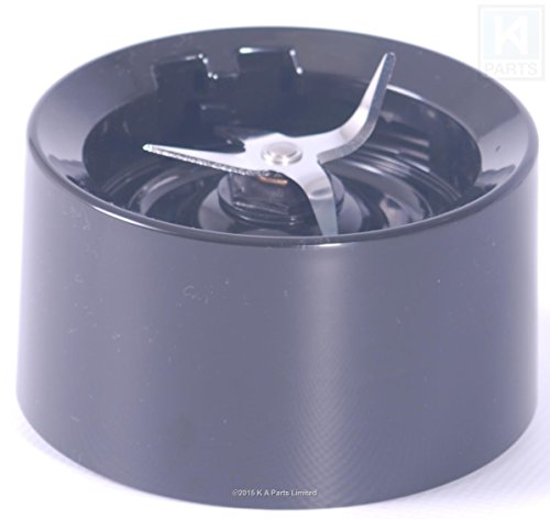 KitchenAid Neue style Blender Vorratsdose Standfuß / Kragen mit Klingen Onyx schwarz (passt in neuere KSB555 Modellen kompatibel) - 3