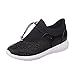 Produktbild Mode Turnschuhe,Unisex Absolute Männer Frau Laufschuhe Atmungsaktiv Turnschuhe Sneaker Männer Casual Sportschuhe Patchwork Reise Schnürschuhe Sportschuhe (EU:40/CN:41, Schwarz)