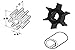 Produktbild CEF Impeller 500388 als Ersatz für Tohatsu 3B2-65021-1 3B7-65021-2