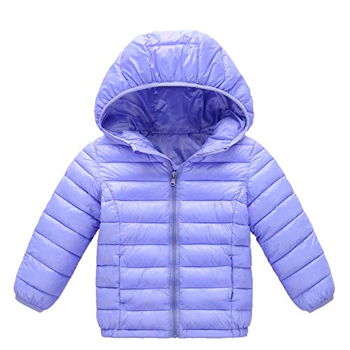 Preisvergleich Produktbild Timogee-Baby Kinder Junge Mädchen Daunenmantel Daunenjacken Unisex Kinder Herbst Übergang Jacke Kapuzenpullover Kapuzenmantel Trenchcoat Warm Kinder Kleidung (Hellgrau,110)