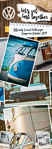 Preisvergleich Produktbild VW Camper Vans Slim Official 2019 Calendar - Slim Wall Calen