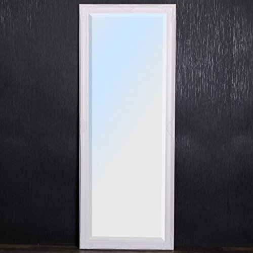 Wandspiegel barock weiss pur Design Spiegel pompös Holzrahmen LEANDOS 180x70cm - 2