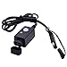 Produktbild Forspero 3.1A Wasserdichter SAE Zum USB-Ladegerät Motorrad Mit Switch Led-Verlängerungsdraht