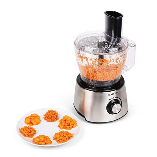 Klarstein The-Foodfather-II Universal Küchenmaschine mit Mixer (800W, 2 Liter Rührschüssel, 1,5 Liter Glas-Standmixer-Aufsatz, umfangreiches Zubehör Set) - 2