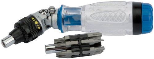 Draper 40855 Schraubendreher mit Ratsche und Bits, 14-teiliges Set