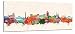 Produktbild Acrylglas Wandbild Darmstadt Skyline Panorama - Acrylglas mit Alu-dibond-Aufhängesystem - Farbe (div. Größen) - Kunst Druck auf Acrylglas 50x140cm