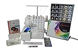  Gritzner 788 Overlock 3G mit LED Licht + Ackermann Overlock-Garnbox
