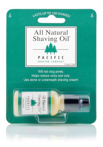 Pacific Shaving Company All Natural Shaving Oil 0.5oz