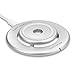 Produktbild Wireless Schnellladegerät, NANAMI Doppelschicht Qi Fast Wireless Charger Kabellos Ladegerät Drahtloses Induktive Schnellladestation für Samsung Galaxy S6 Edge Plus / S7 / S7 Edge und Alle Qi-Enabled Geräte (Silber)