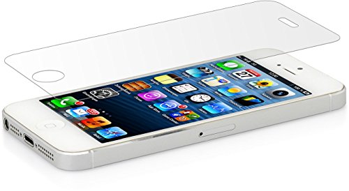 StilGut Displayschutzfolie Panzerglas für iPhone SE, iPhone 5s & iPhone 5c, 2er-Pack