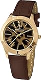 Jacques Lemans Damen-Armbanduhr Rome Analog Quarz Leder 1-1840Y