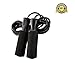 Produktbild NBD® Springseil verstellbar – 3 m Kabel leicht (10 ft) einfach verstellbar Kabel verstellbar Speed Schaumstoff Rope Jump Jumping Rope – Kugellager Stahlkugeln – Fitness, Boxen, Crossfit WOD, MMA, Double Unders. – Saite A Springen Sport für Kinder, Erwachsene, Herren, Acara II Lebenslange Garantie., schwarz