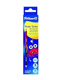 Lápices de colores vivos Pelikan 802170 - Lápices bicolor - 10 unidades (Azul - Rojo)