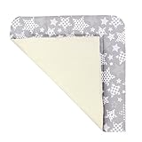 Wickelauflage mit Baumwollbezug Wickeltischauflage 70×70 Wickelunterlage 75×85 - 4