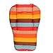New Soft Baby Stroller Cushion Rainbow Liner Car Seat Double Side Baby Support
