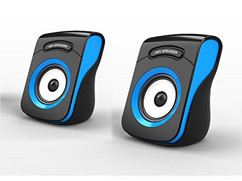 Havit HV-SK599 2.0 Channel PC Speakers (Black/Blue)