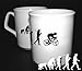 Produktbild Radfahrer Radfahren Fahrrad Evolution BÜROTASSE BUEROTASSE TASSE KAFFETASSE MUG