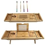 badewannenablage holz tchibo 🎍100% Naturbambus: Dieser einzigartige Badewannenablage besteht aus hochwertigem Bambusholz umweltfreundlichem, nachhaltigem Bambus, Sie müssen sich keine Gedanken über Spalten oder Schimmel machen, wasserdichtes Holz -Finish rostet nicht. Multifunktional: Tisch, Nachttisch, Badewannentisch, Organizer, Brett, Tablett, Relaxtisch,Tabelle, Frühstückstisch, Laptop/Smartfon/Handy-Tisch....