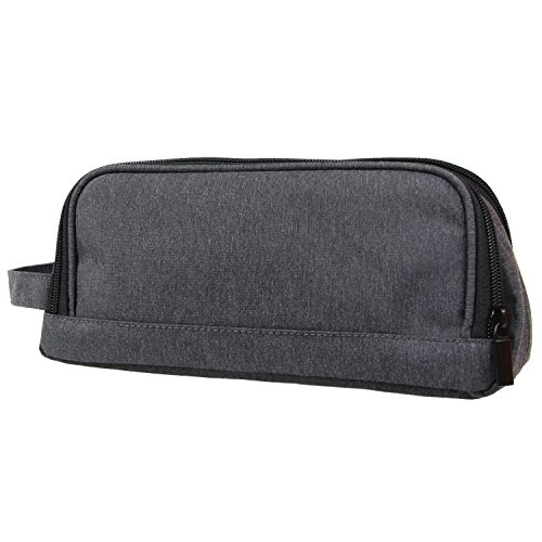 Damero Universale Organiser Tasche mit Doppelschicht Tragtasche für Reise zum Ladegrät/Eletronisches Zubehör für Reiseorganisator (Groß, Schwarz) - 2