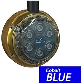 Bluefin LED Piranha DL6 Surface Mount Underwater LED Dock Light - 2500 Lumens - Cobalt Blue