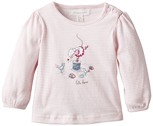 Pumpkin Patch Baby-Girls Pretty Print Top T-Shirt, Orchid Pink, 12-18 Months
