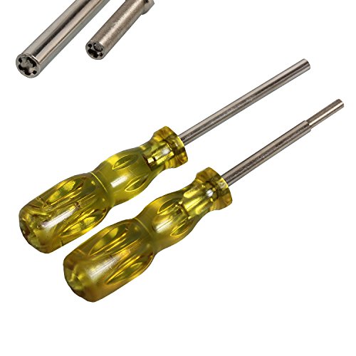 eJiasu 3.8mm+4.5mm Sicherheit Schraubendreher Bit Set CR-V Stahl-Schraubenzieher-Reparatur-Werkzeug-Offen für NGC N64 SFC NES SNES Super Nintendo 64 Patronen & Systems (1 pack (3.5mm+4.5mm))
