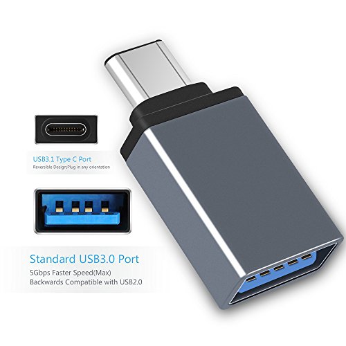 Lyhoon high speed usb typ C hub typ C auf USB 3.0 Adapter für USB Typ-C-Geräte/Macbook/Galaxy Note 7/OnePlus3/Moto Z/Chromebook Pixel/Nexus 5X/Nexus 6P/Nokia N1 Tablet usw - 3