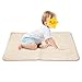 Produktbild Suntapower Baby Infant Wasserdicht Matte Wickelauflage - Ökologische Baumwolle Atmungsaktiv Wiederverwendbar Matratze Pad Packung L/M Size (M Size)