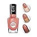 Sally Hansen Miracle Gel Nail Polish, Green and Orange Shades, 380 Malibu Peach, a Salmon Orange, 14.7 ml