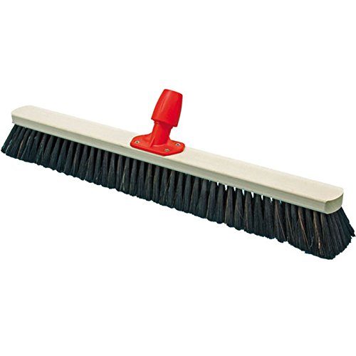 Preisvergleich Produktbild Bürstenmann Saalbesen 60cm mit Holzkörper aus Haarmischung schwarz