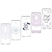 Produktbild Galaxy A8 Hülle Durchsichtig,ZXK CO 5 Stück Ultra Dünn TPU Silicone Hülle Schutzhülle Weich Handyhülle Soft Case Transparent mit Muster für Samsung Galaxy A8-Campanula+Auge Campanula+Feder+Einhorn+Hund