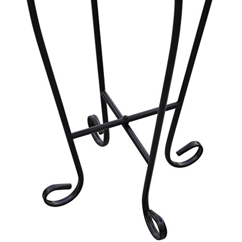 vidaXL Beistelltisch Bistrotisch Blumenständer Blumenhocker Balkontisch Terrakotta - 4