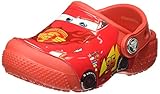 Type: Clog mit Fersenriemen Crocs Fun Lab Cars Clog Kids, Jungen Clogs, Rot (Flame), 28/29 EU
