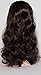 Elegant Hair - 22" Ladies 3/4 Half Fall Wig - Wavy Style - Brown/Dark Auburn Highlights - High Quality Kanekalon Heat Resistant Synthetic Fibre - Clip In Hair Piece Extension - 250g