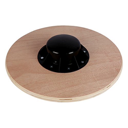 Balance Board aus Holz 39 cm Durchmesser Wackelbrett Therapiekreisel Physiotherapie - 5
