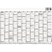 Produktbild Zettler 5 x Plakatkalender 86x61cm 12 Monate Kalendarium 2019