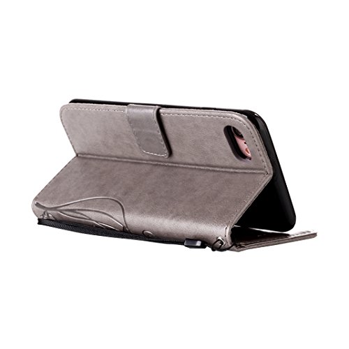 iPhone 7 H  lle Leder Brieftasche Handyh  lle Bumper Schutzh  lle Schale Sto  stange HuaForCity   iPhone 7 Schmetterling Blumen Schutz Fall Case Shell