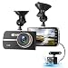 Produktbild EIVOTOR, Dash Camera 1080P, Auto Kamera DVR 4 Zoll LCD-Bildschirm Full HD 140°Dual DashCam Vorne Hinten Weitwinkel Car Recorder mit G-sensor Nachtsicht Bewegungserkennung WDR Parkmonitor Loop Aufnahme