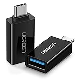 UGREEN 2 PACK Adattatore USB C, Connettore USB 3.1 Tipo C a USB A 3.0 Femmina Adattatore OTG SuperSpeed 5 Gbps Sincronizzazione di Dati e Ricarica Compatibile con Samsung Galaxy Note 8/S8/S8 Plus, OnePlus 2/3/3T/5, LG G5/G6, Huawei P9/P10, MacBook Pro, Chromebook Pixel etc.