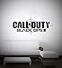 Produktbild TheStickerStop - Call of Duty Black Ops - Kinderzimmer Wandaufkleber - Vinyl Wandkunst - Schwarz, Small - 24 x 59cm
