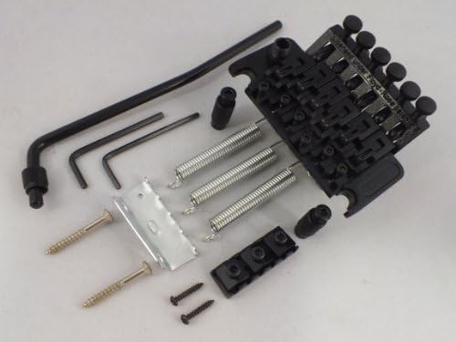 Licensed FLOYD ROSE BRIDGE - BLACK + 43mm Nut