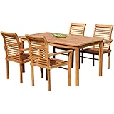 das verwendete TEAK-Holz stammt ausschließlich aus kontrolliertem Plantagenanbau - beim Kauf tragen Sie auch zum Umweltschutz bei