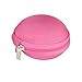 Produktbild Niedliche runde Hardcase Aufbewahrung für Kopfhörer SD TF Karten Mini Tasche (Pink 01)