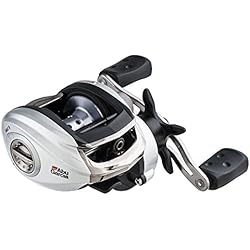 Abu Garcia Silver Max 3 - Carrete para zurdos, negro/plata, 26"