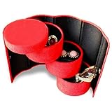 exciting Lives Pink Pretty Compact Jewellery Box Cum Organiser