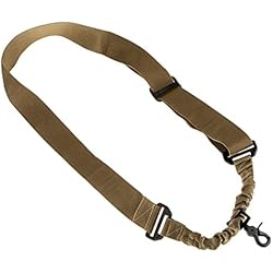 Fuwok Tactical un seul point réglable Bungee Fusil Pistolet Sling Système de sangle tactique Zsgs05, kaki