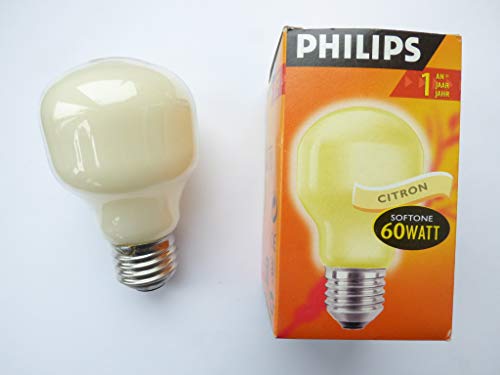 Preisvergleich Produktbild Philips Glühlampe E27, 60W Citron, Sonderform