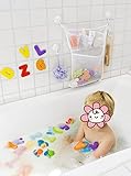 Starsglowing Badewanne Spielzeug Netztasche Bad Spielzeug Organizer Netz Aufbewahrungstasche mit 2 Saugnäpfe (ohne Spielzeug) - 4