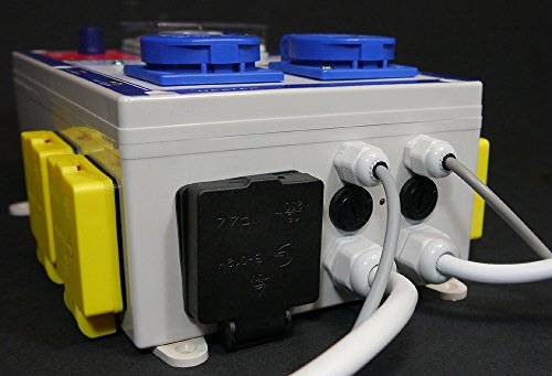 SMSCOM SwitchBox All-In-One. Zeitschaltuhr für 4x600W Pflanzenlicht inklusive Fancontroller für zwei Lüfter - 6