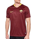 Original details Roma Nike Breathe A.S. Roma Home Stadium T-Shirt, Hombre, Team Red/University Gold, M